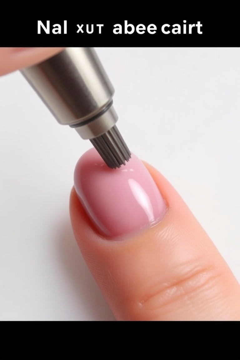 easy to use nail polish application step