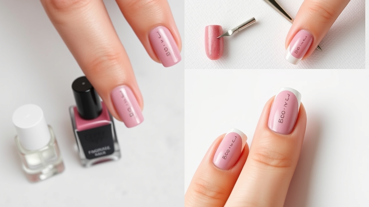polka dot nails step-by-step
