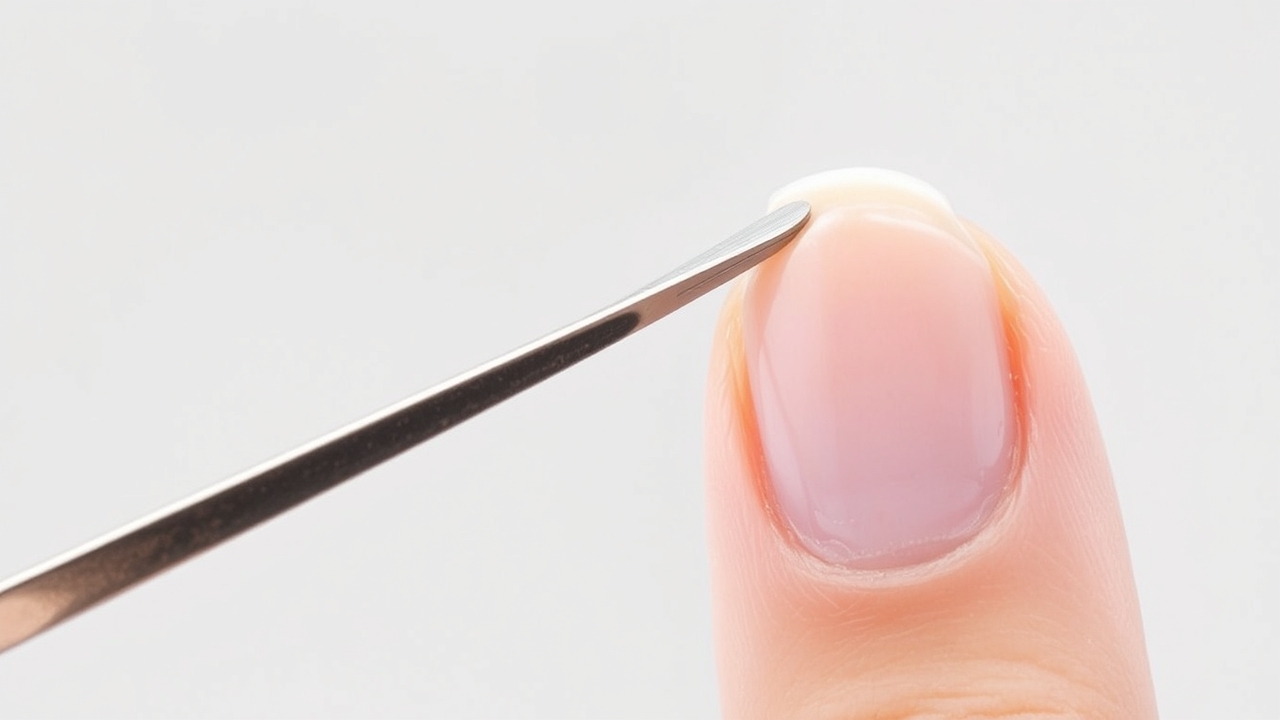 Nail shaping tips illustrated with a file