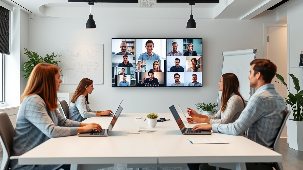 Remote work collaboration in a digital workspace