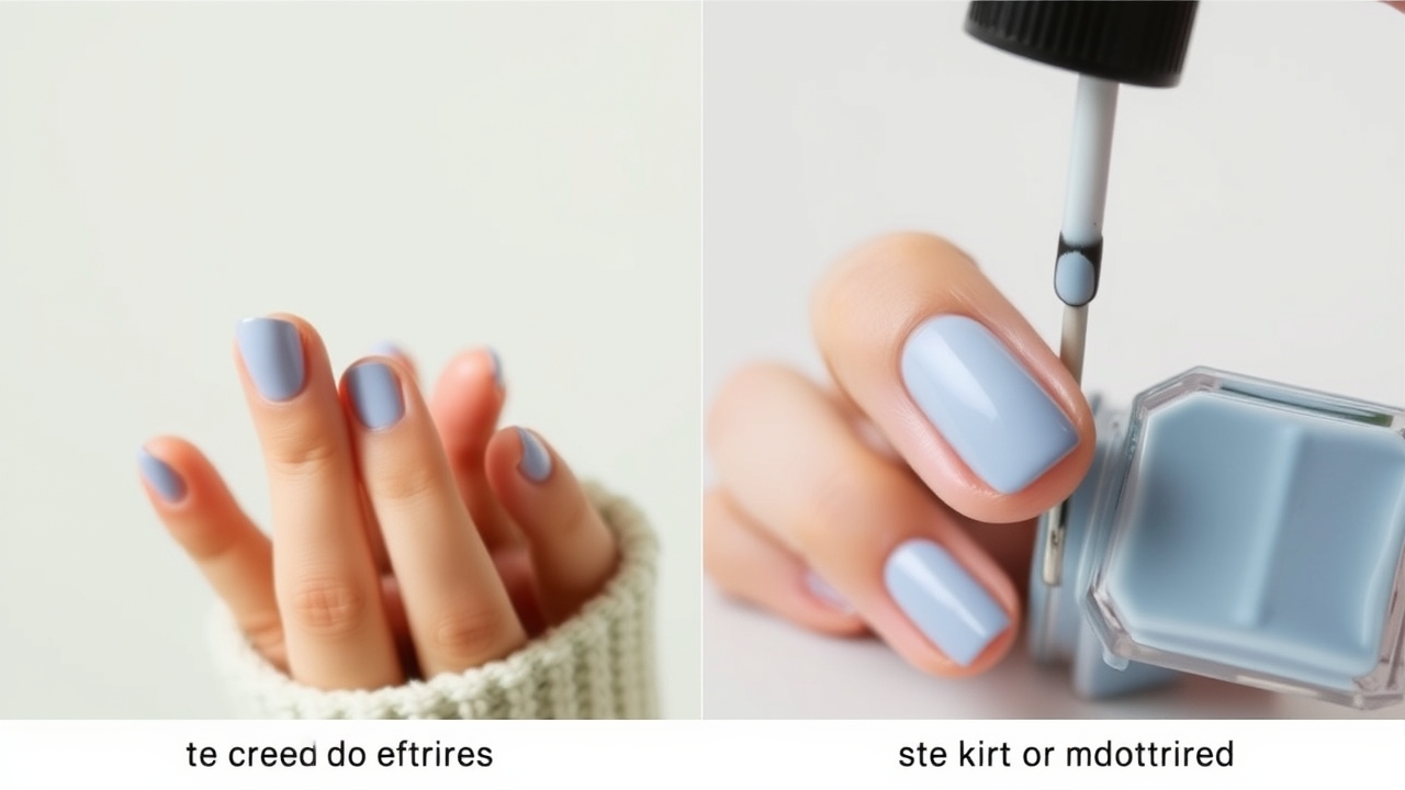 bright summer nails step illustration