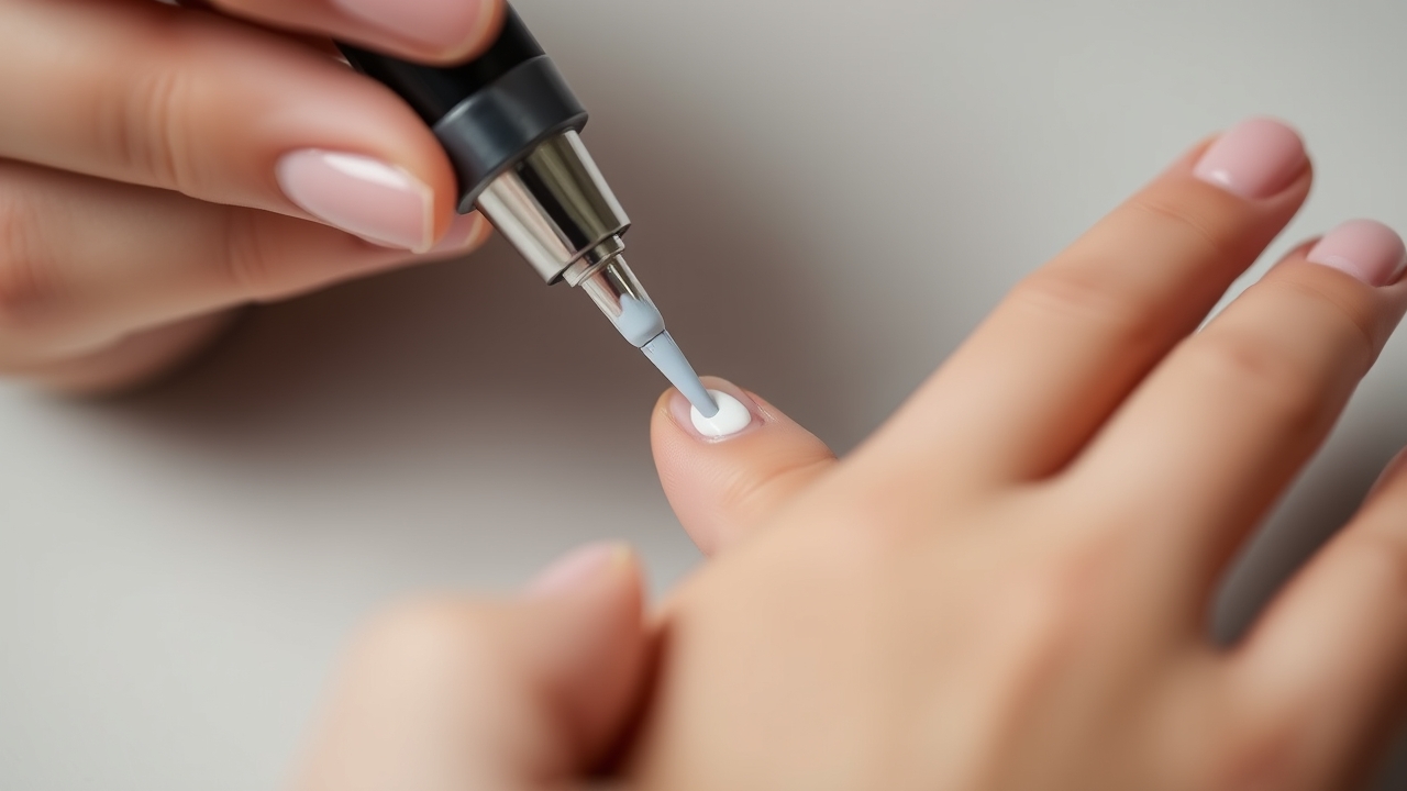 Easy to use nail polish applied in thin layers