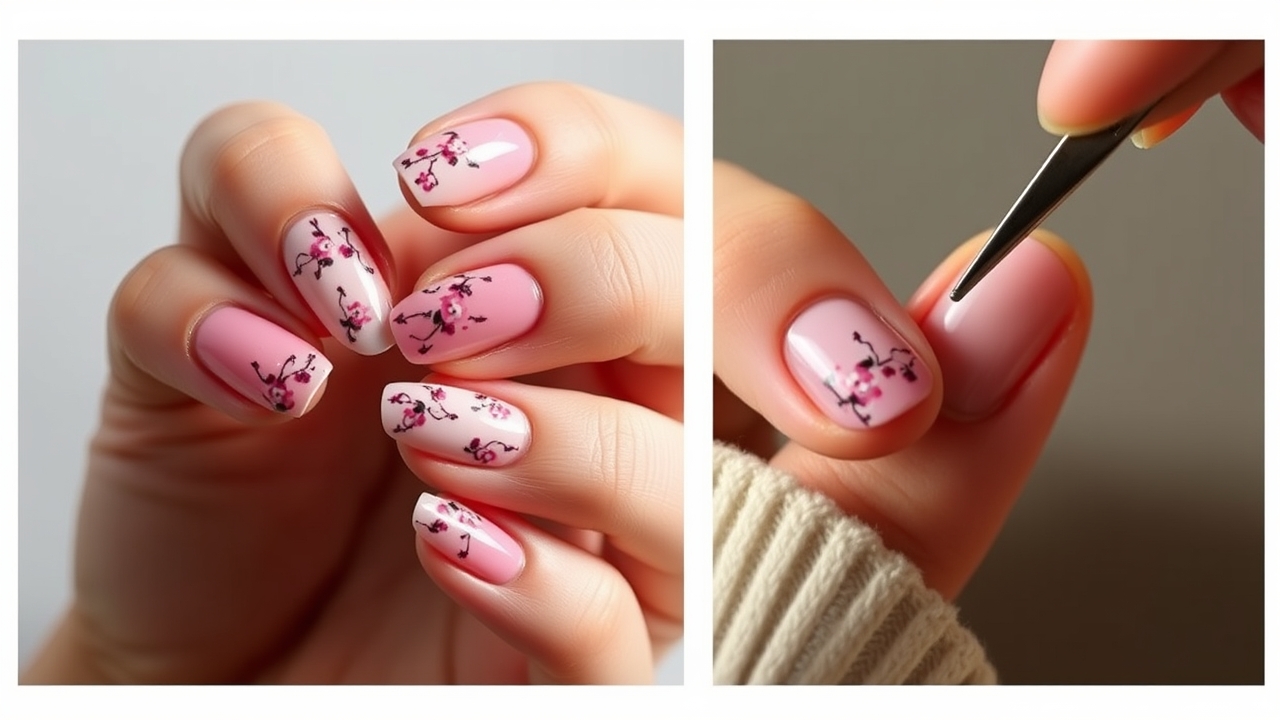 clean nail polish application