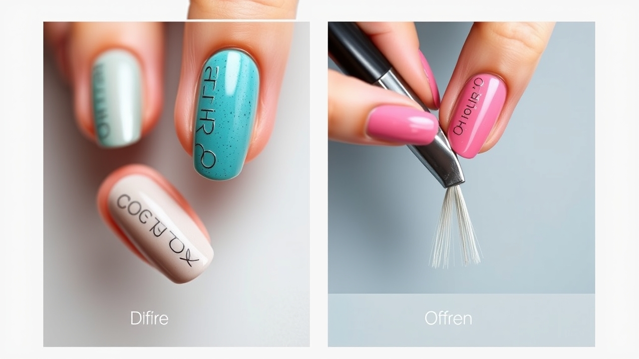 bright summer nails step-by-step illustration